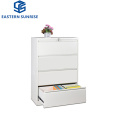 Low Price Steel Office Furniture 4 Drawer Laterial Cabinet